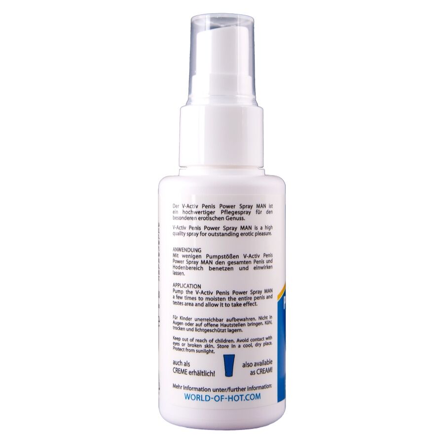 HET NIEUWE – V-ACTIV PENIS POWER SPRAY VOOR MANNEN 50 ML