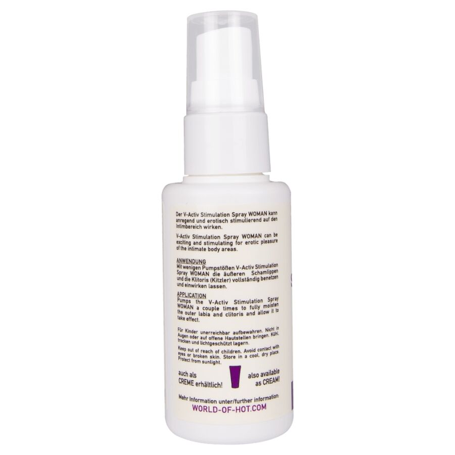 HOT - V-ACTIV STIMULERENDE SPRAY VOOR VROUWEN 50 ML