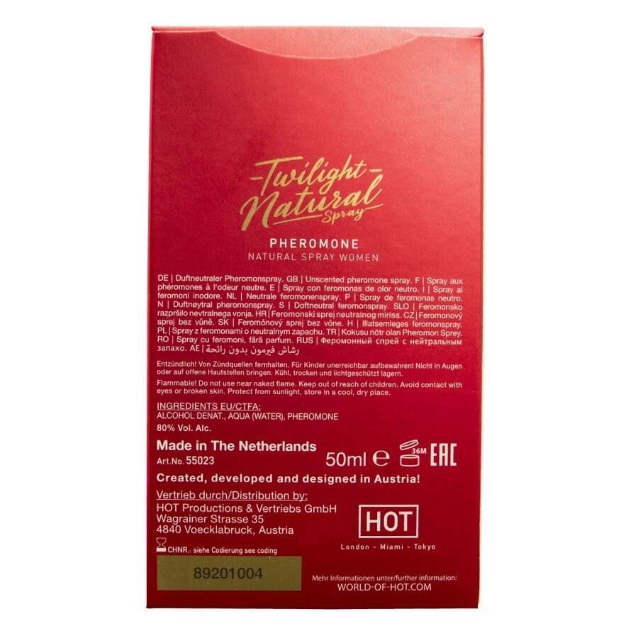 HET PRODUCT – TWILIGHT FEROMONEN NATUURLIJKE VROUWEN 50 ML