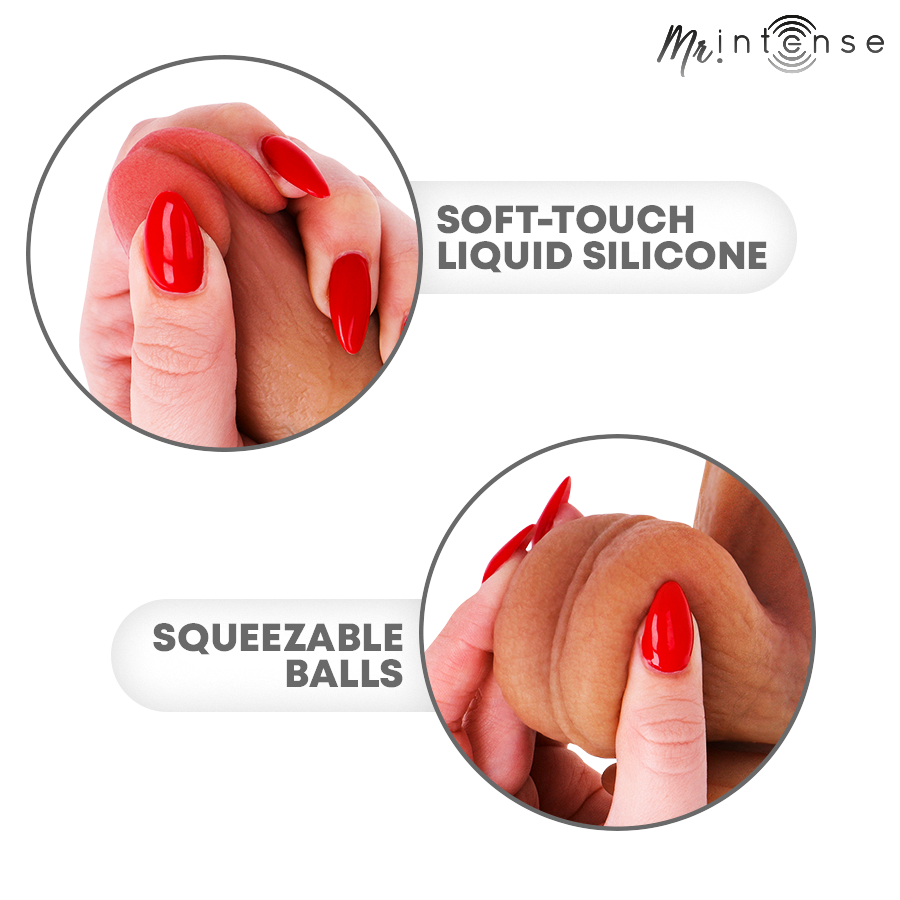 MR INTENSE - BRUCE L DILDO SILICONE 23 CM -Ø- 5.2 CM