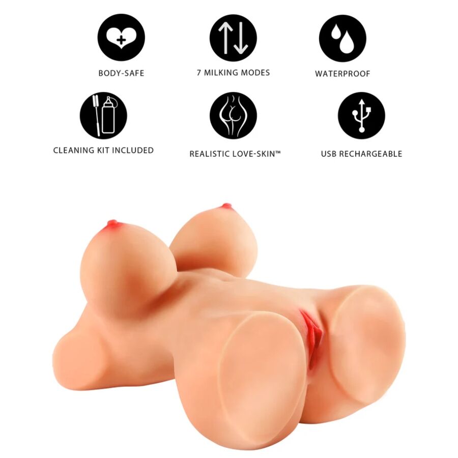 VERBORGEN VERLANGEN - GEILE MELKTEEF VROUWELIJKE MASTURBATOR ROMP 10 KG