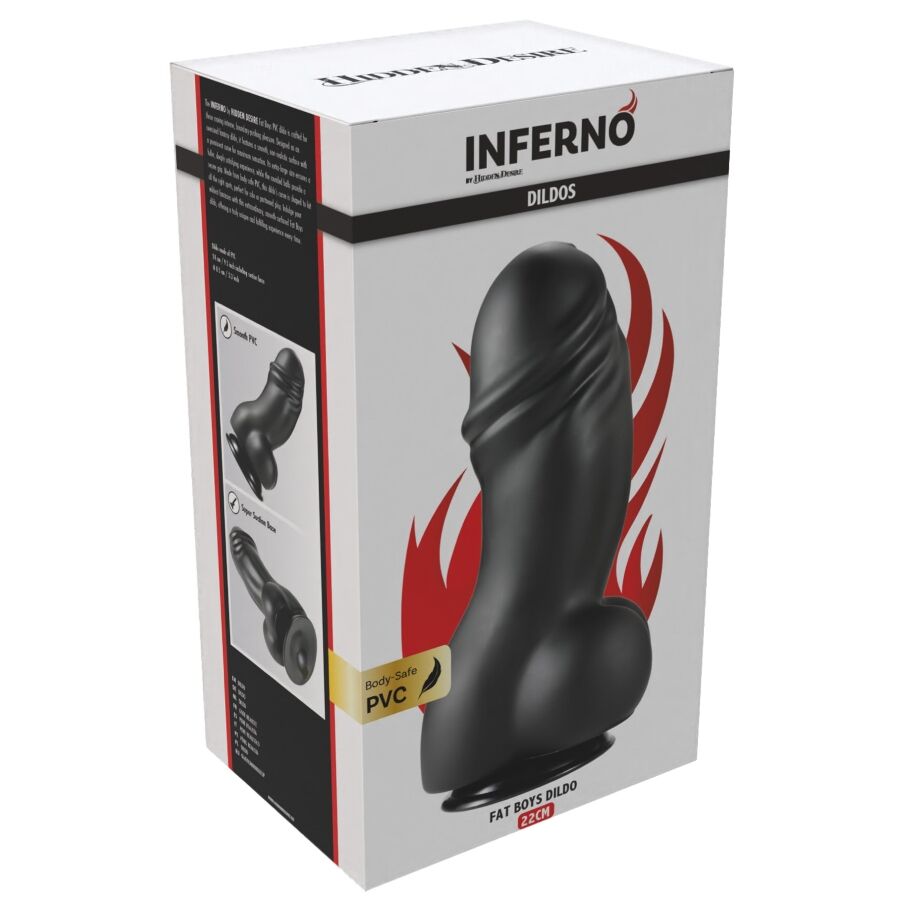 VERBORGEN VERLANGEN - INFERNO FAT BOYS DILDO 22 CM