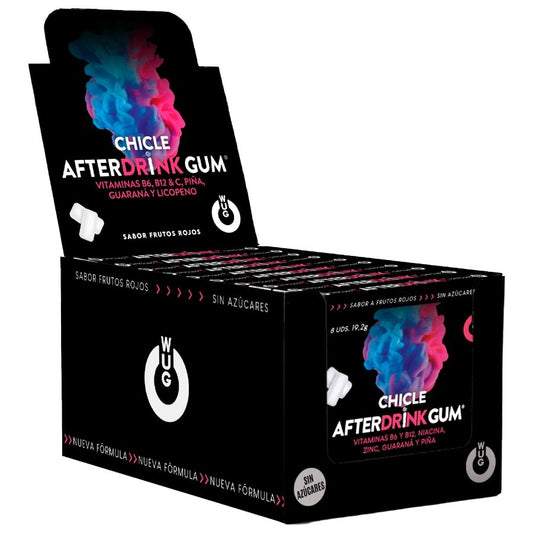 WUG GUM - AFTER DRINK HANGOVER | DISPLAY 12 X 8 STUKS