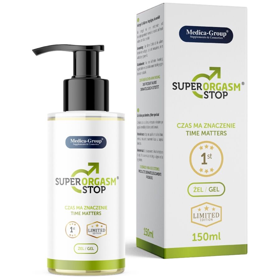 MEDICA GROUP - SUPER ORGASM STOP INTIEMGEL VOOR MANNEN 150 ML