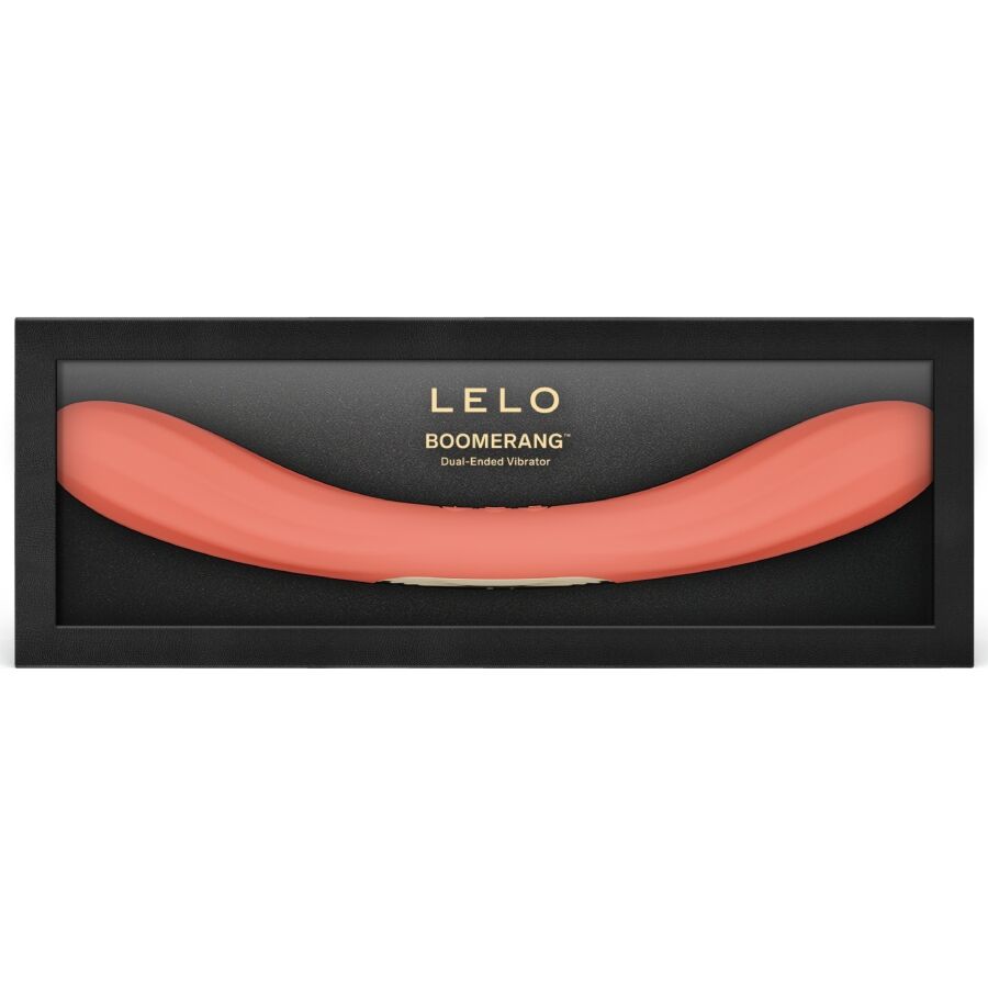 LELO - BOOMERANG DUBBELZIJDIGE VIBRATOR KORAALROOD