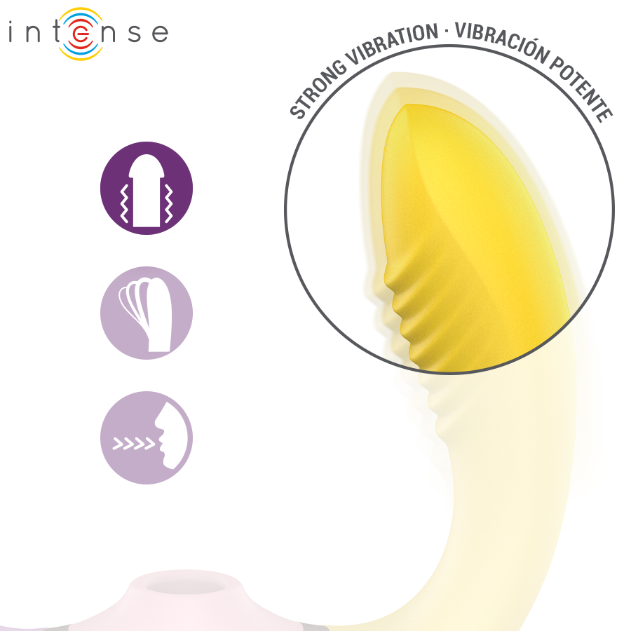 INTENSE - WILLOW 3-IN-1 STIMULATOR MET ZUIG- EN TRILLINGSFUNCTIE
