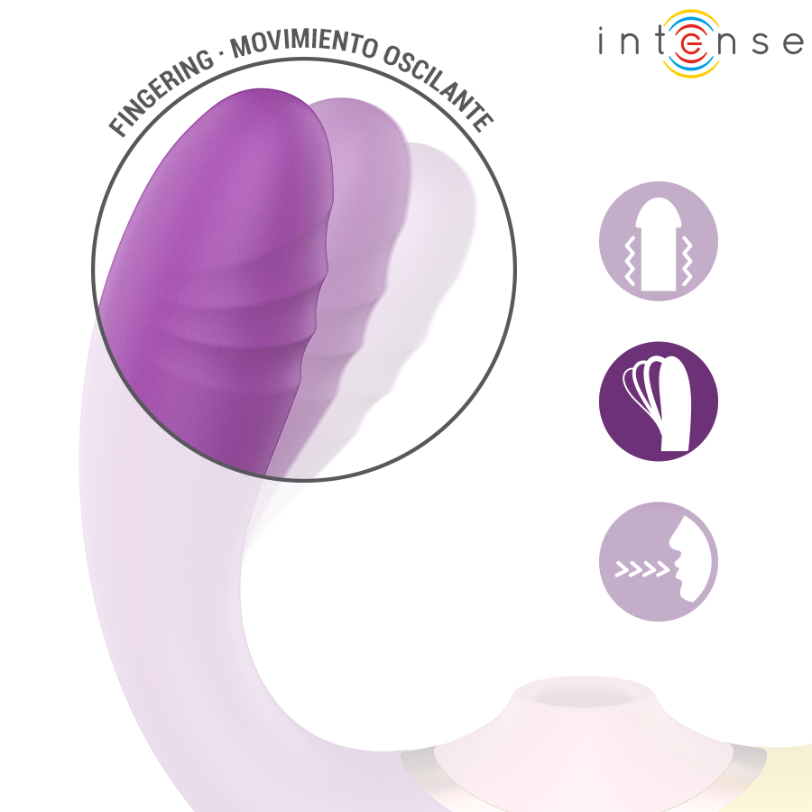 INTENSE - WILLOW 3-IN-1 STIMULATOR MET ZUIG- EN TRILLINGSFUNCTIE