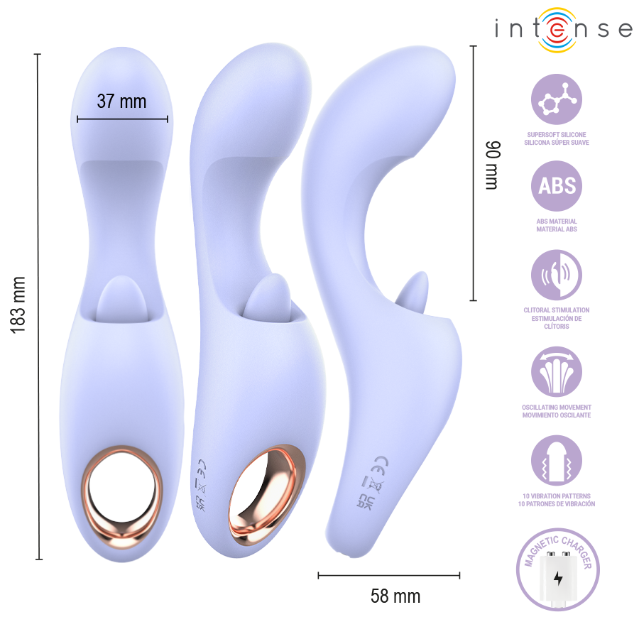 INTENSE - ANYA MULTIFUNCTIONELE TRILLINGS- EN BEWEGINGSSTIMULATOR