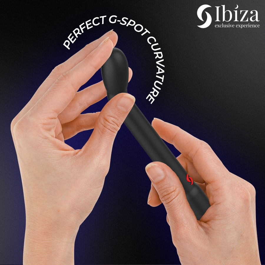 IBIZA - BLACK G-SPOT VIBRATOR WITH VIBRATION