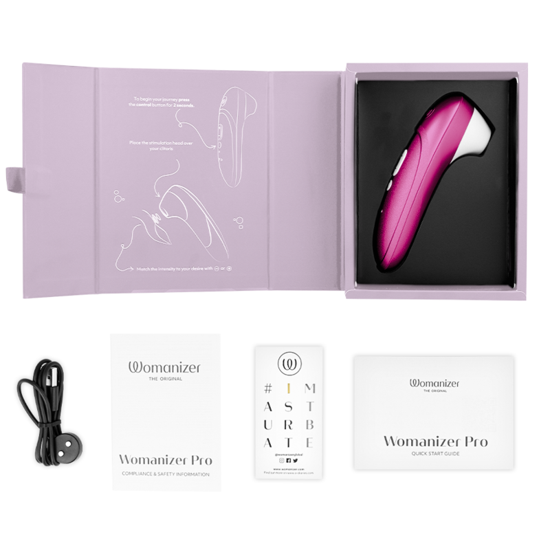WOMANIZER - PRO VIBRERENDE CLITORALE STIMULATOR ROZE