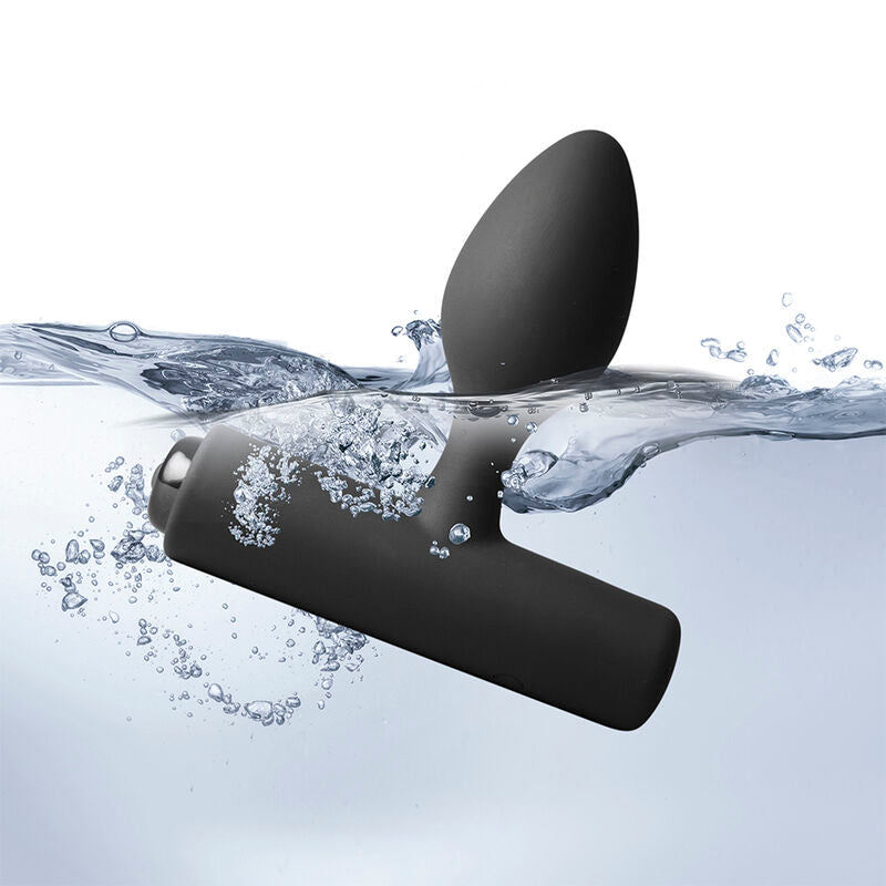 ROCKS-OFF - NOVA SOLARIS OPLAADBARE SLANKE & KRACHTIGE ANALE PLUG 16 FUNCTIES ZWART
