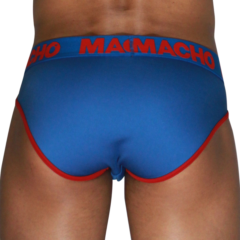 MACHO - MCH005 CLASSIC SLIP BLUE + RED L