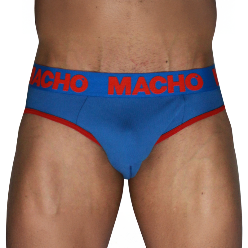 MACHO - MCH005 CLASSIC SLIP BLUE + RED XL