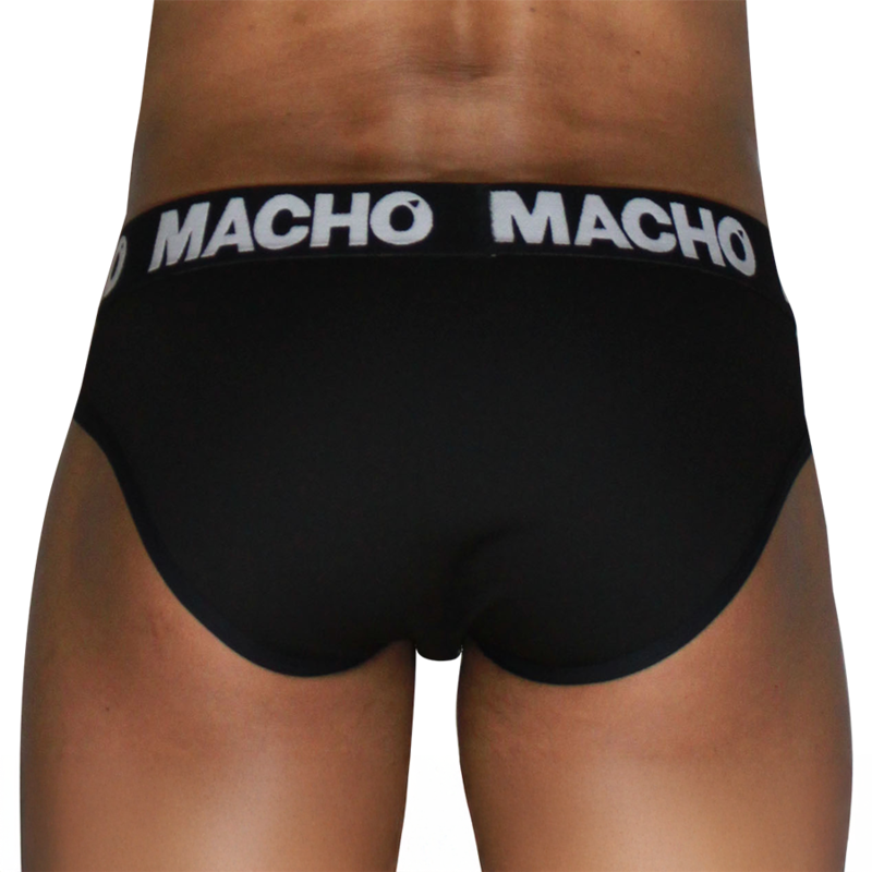 MACHO  - MCH007  CLASSIC SLIP BLACK + BLACK XL