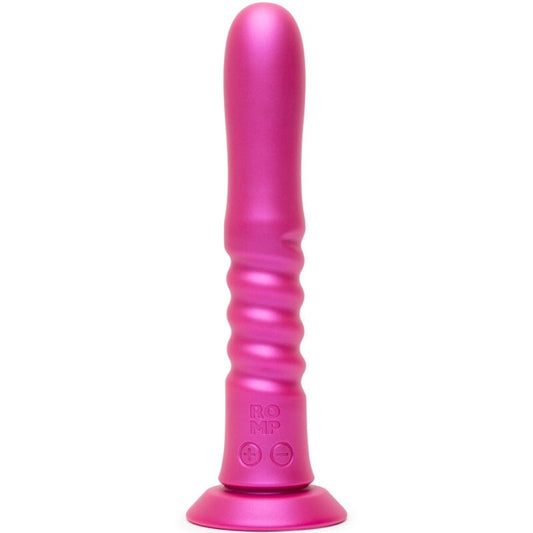 ROMP - OP EN NEER TRILLENDE VIBRATOR MET ROZE ZUIGNAP