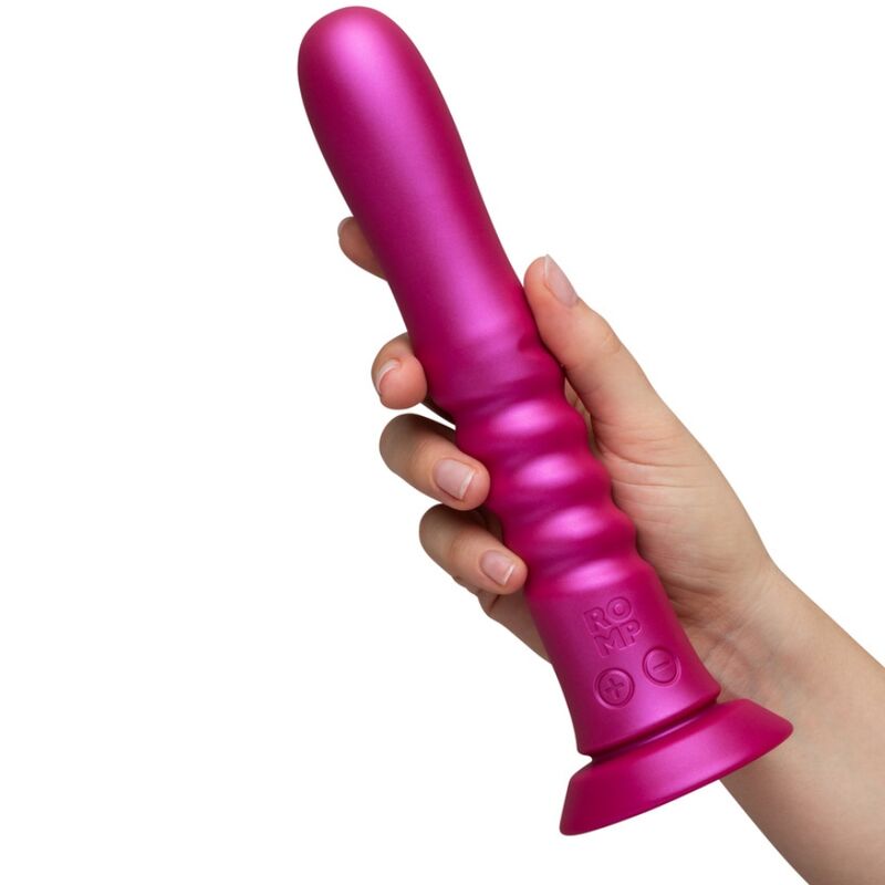 ROMP - OP EN NEER TRILLENDE VIBRATOR MET ROZE ZUIGNAP