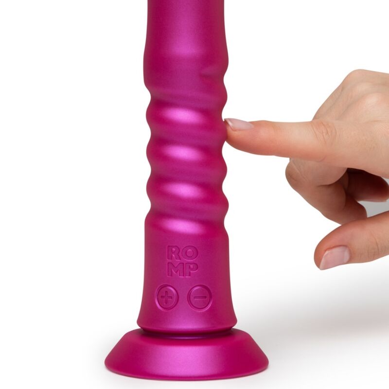 ROMP - OP EN NEER TRILLENDE VIBRATOR MET ROZE ZUIGNAP