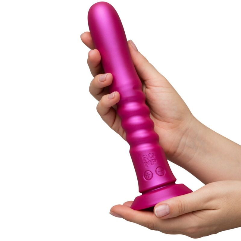 ROMP - OP EN NEER TRILLENDE VIBRATOR MET ROZE ZUIGNAP