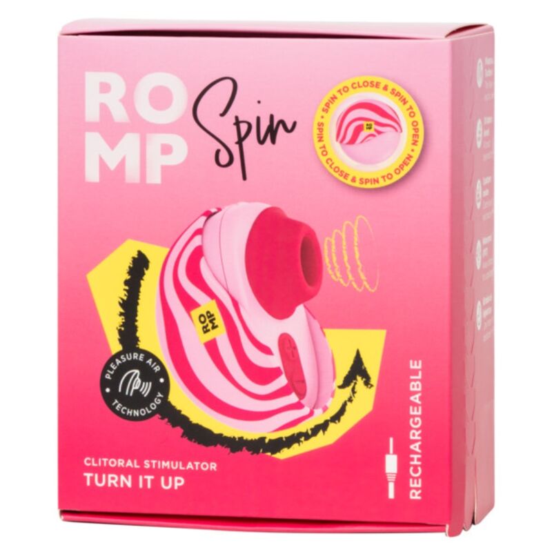ROMP - SPIN CLITORALE ZUIGNAP MET ROterende OPENING EN SLUITING