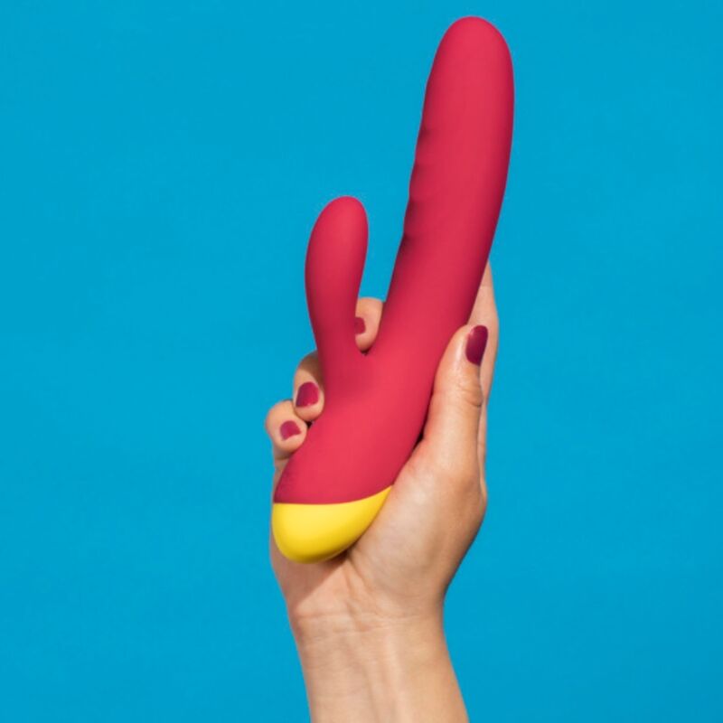 ROMP - JAZZ OPLAADBARE KONIJN VIBRATOR ROOD