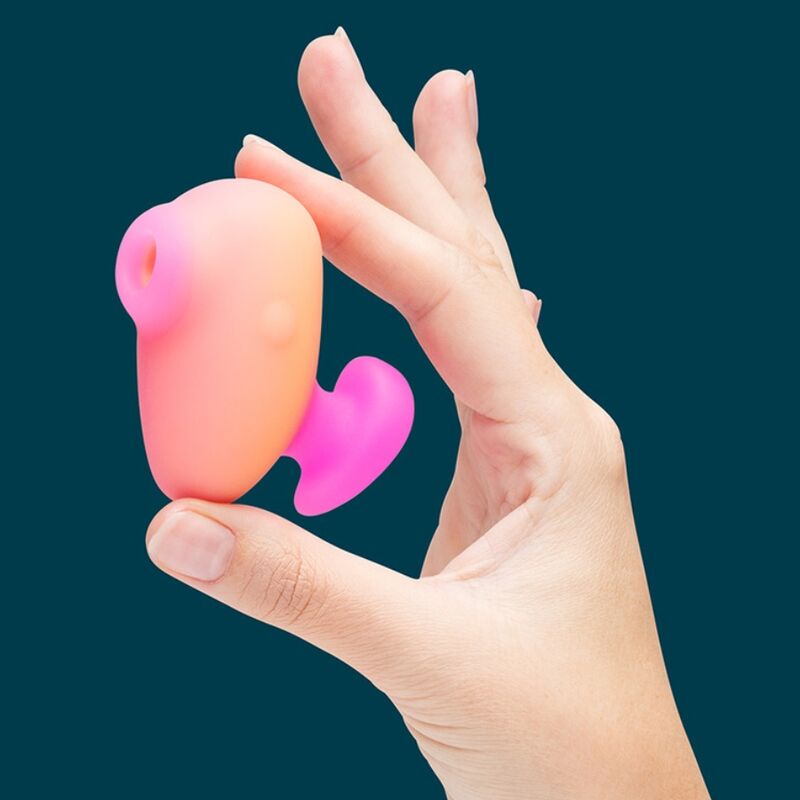 ROMP - KISS CLITORALE ZUIG OP-LAADBARE VINGERVIBRATOR