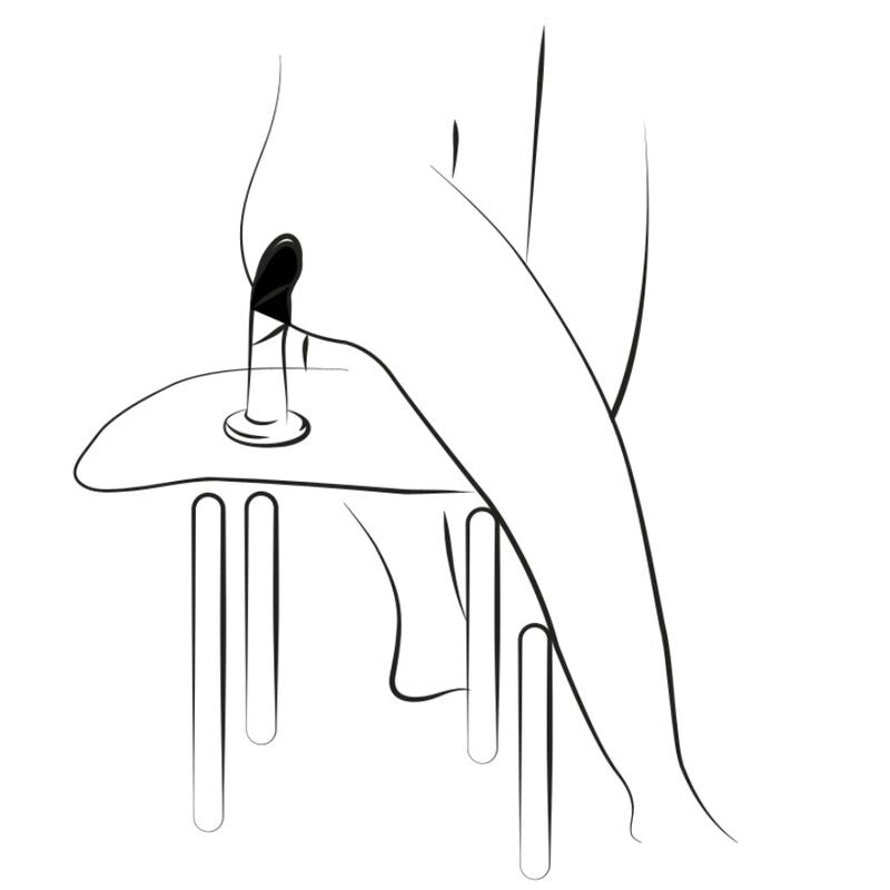ROMP - PICCOLO SILICONEN DILDO MET DRIEKLEURIGE ZUIGNAP 14 CM
