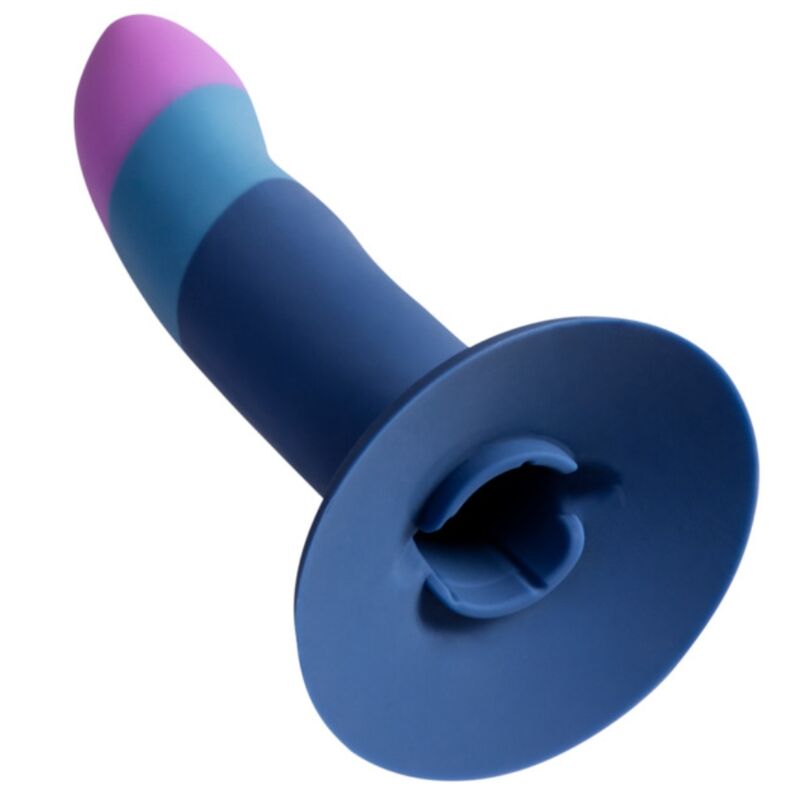 ROMP - PICCOLO SILICONEN DILDO MET DRIEKLEURIGE ZUIGNAP 14 CM