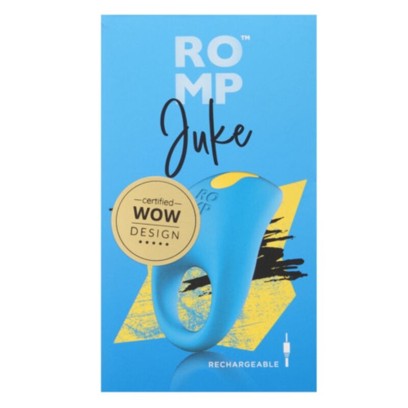 ROMP - JUKE SILICONEN PENISRING MET CLITORALE STIMULATIEVIBRATOR