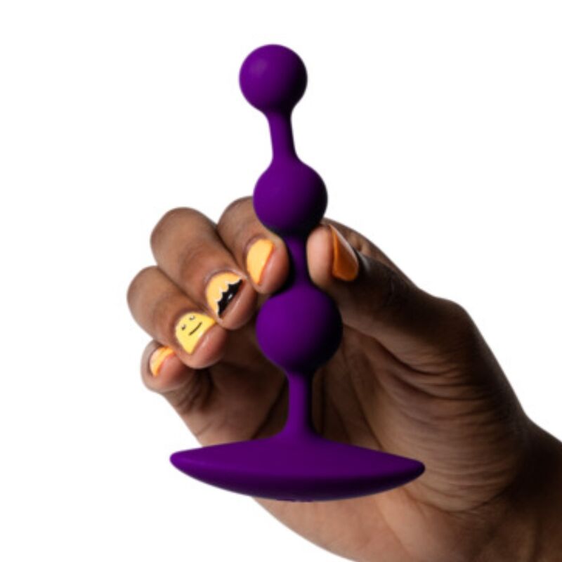 ROMP - AMP PAARSE FLEXIBELE SILICONEN ANAALBALLEN 12,5 CM PAARS