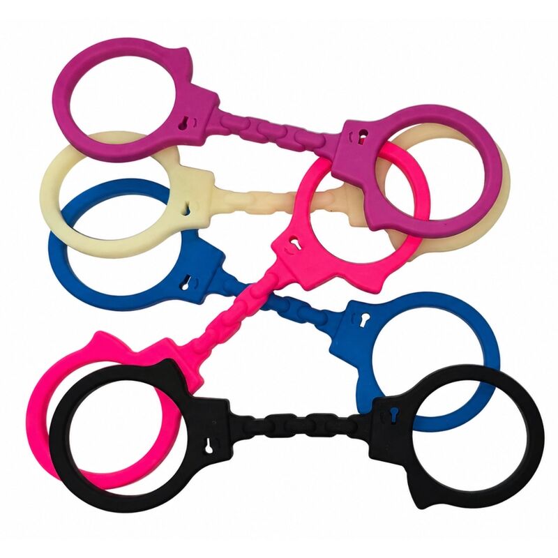 DIABLO PICANTE - SILICONE HANDCUFFS BLACK