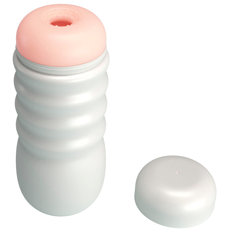 PRETTY LOVE - VAGINAL SMOOTHING MASTURBATOR WITH SUCTION CUP AND INTERNAL TEXTURES
