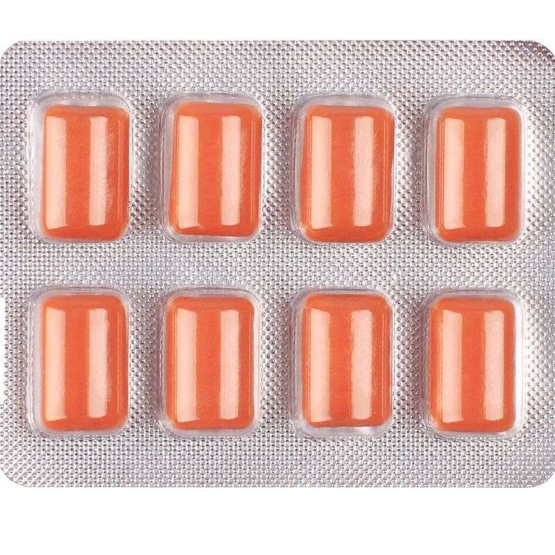 WUG Multivit - De functionele kauwgom die elke dag je weerstand versterkt. BLISTER VAN 8 STUKS