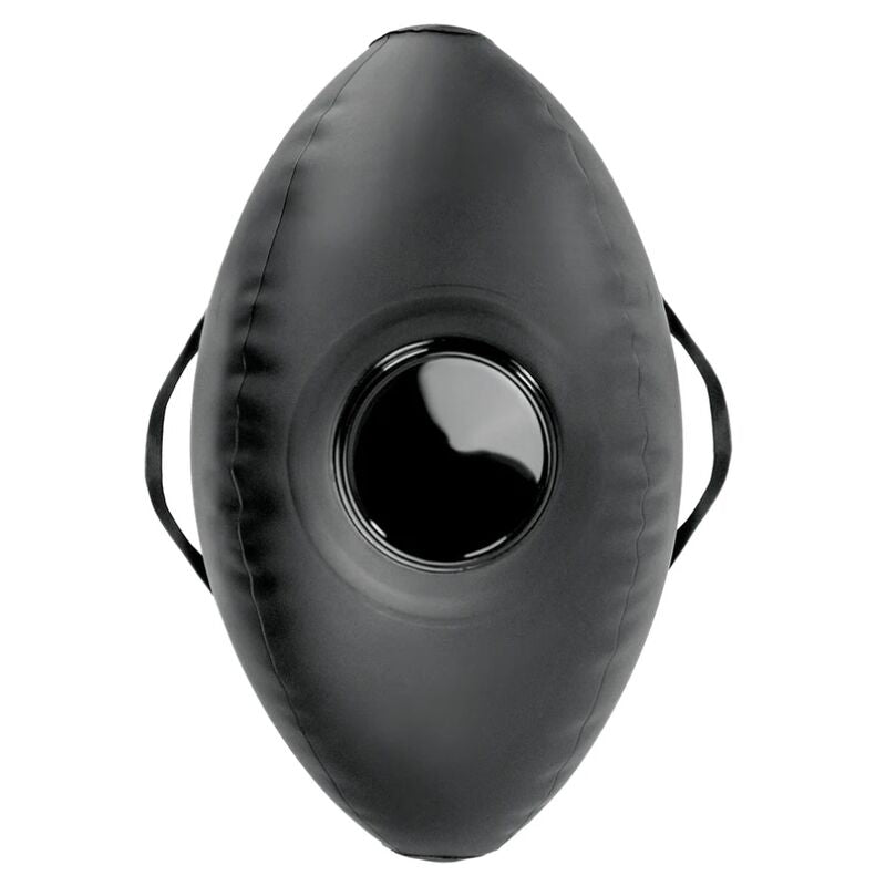 FETISH FANTASIE SERIE - BODY DOCK OPBLAASBARE LIEFDESBAL MET DILDO ZWART 41,9 CM