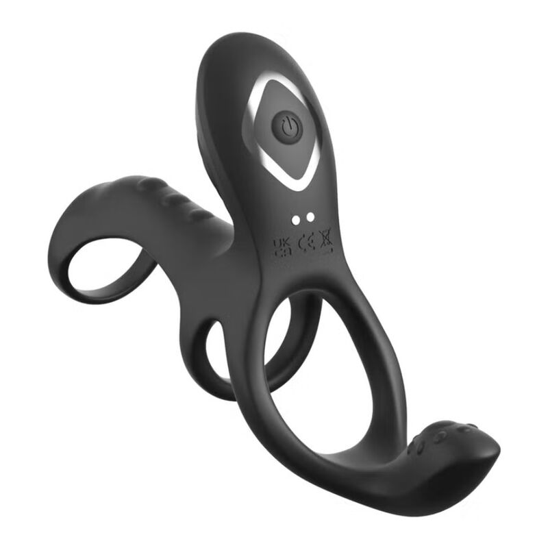 FANTASY C-RINGZ - ULTIMATE COUPLES CAGE MAX VIBRERENDE PENISRING 19,5 CM