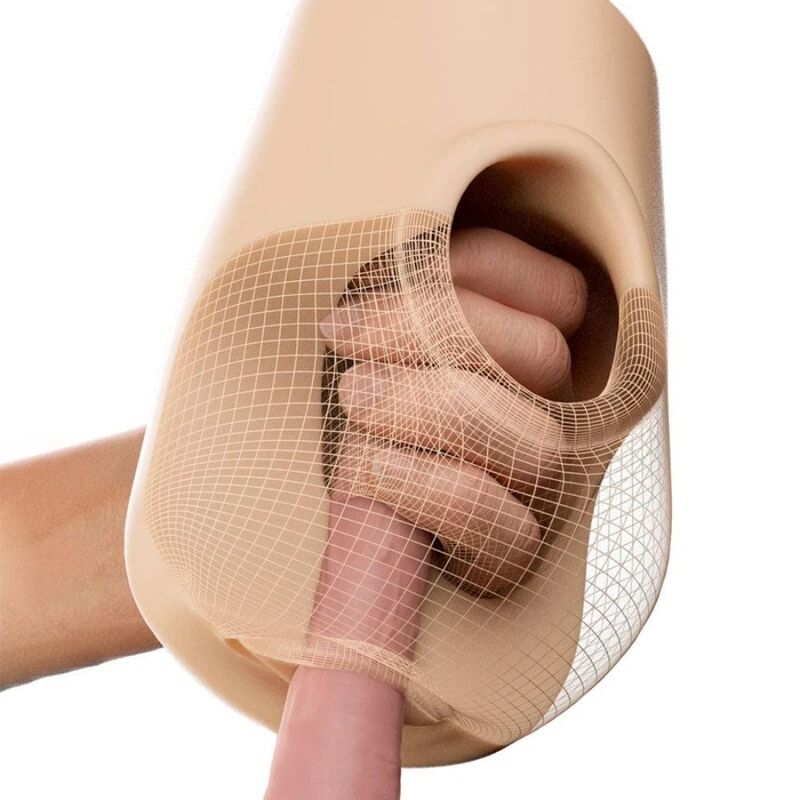 PDX PLUS - REALISTISCHE VAGINA PUSSY POUNDER SQUEEZE STROKER 18 CM