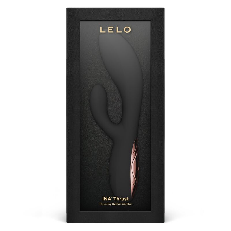 LELO - INA THRUST RABBIT STUWENDE VIBRATOR ZWART