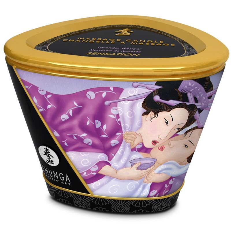 SHUNGA - MASSAGEKAARS LAVENDEL 170 ML
