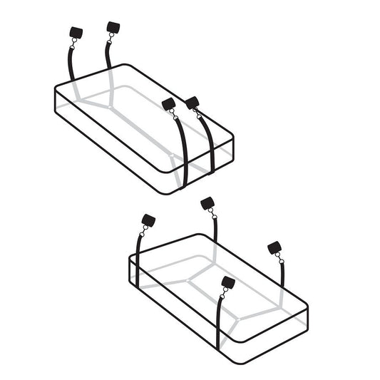 FETISJ FANTASIE BEPERKTE EDITIE - OMWIKKELBARE MATRAS FIXATIEBANDEN