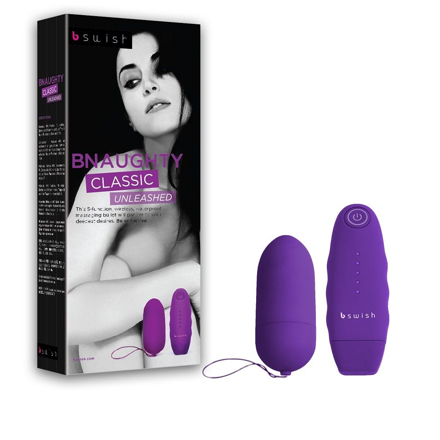 B SWISH - BNAUGHTY UNLEASHED KLASSIEK LILA AFSTANDSBEDIENING