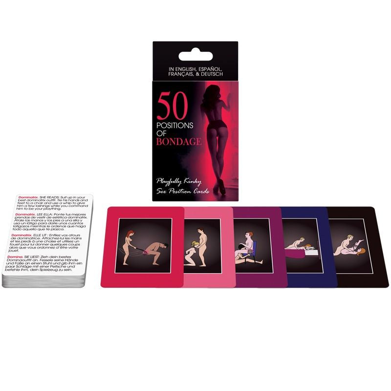 KHEPER GAMES - 50 POSITIES VAN BONDAGE KAARTEN