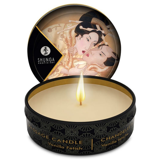 SHUNGA - MINI CARESS BY CANDLELIGHT DISPLAY MASSAGEKAARSEN 24 STUKS