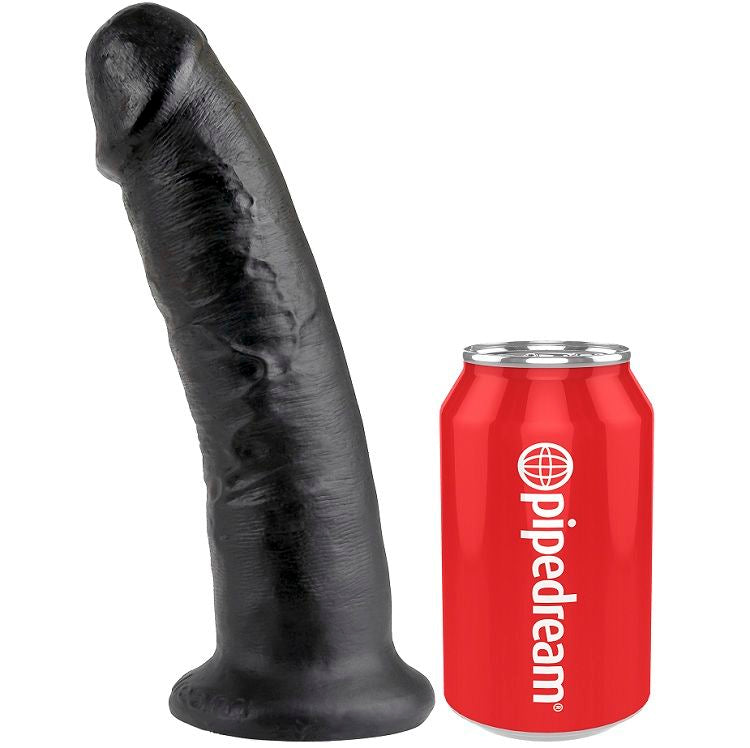 KING COCK - 9 DILDO ZWART 22,9 CM