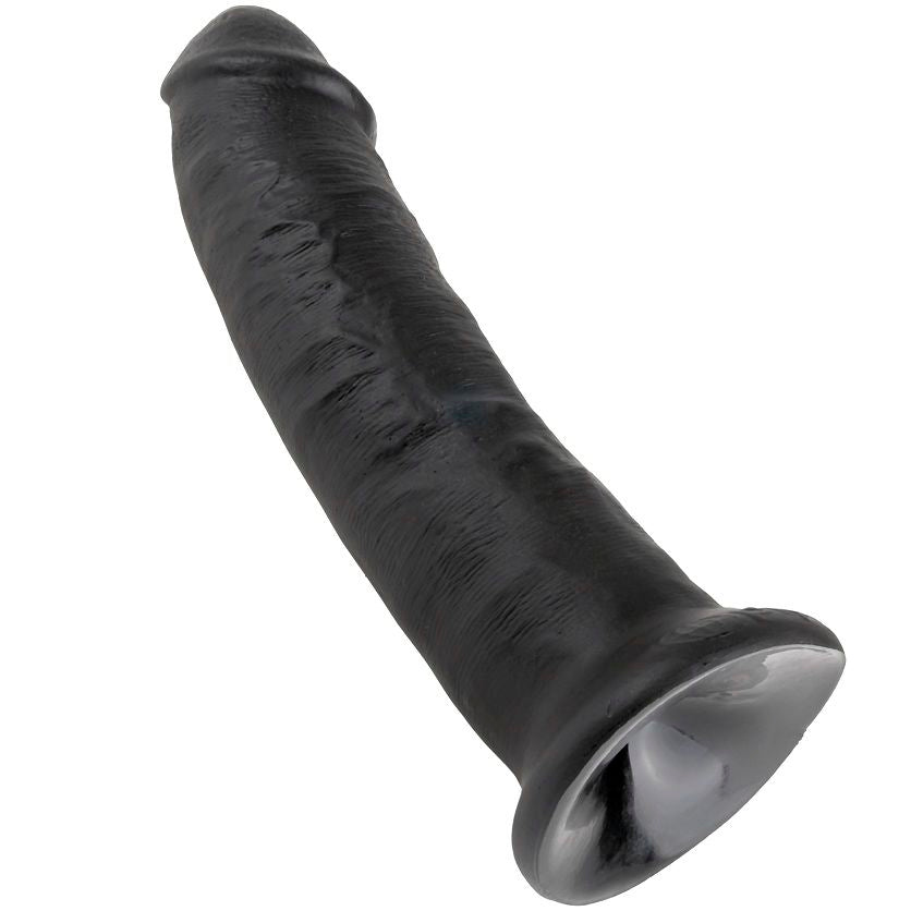 KING COCK - 9 DILDO ZWART 22,9 CM
