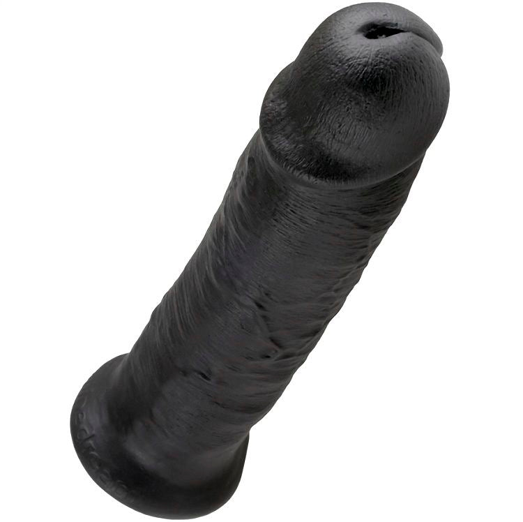 KING COCK - DILDO ZWART 25 CM