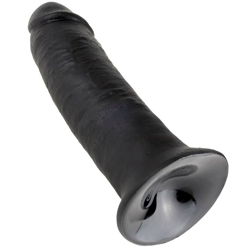 KING COCK - DILDO ZWART 25 CM