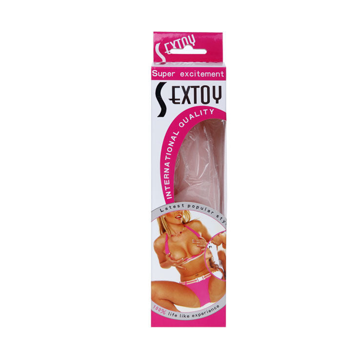 BAILE - REALISTISCHE SILICONEN DILDO MET HUIDGEVOEL 19 CM WILLEKEURIGE DOOSKLEUR