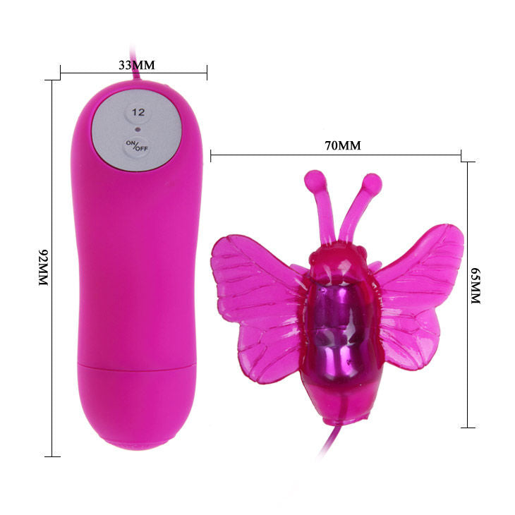 BAILE - SCHATTIGE GEHEIME VLINDER STIMULATOR VIBRATOR 12V