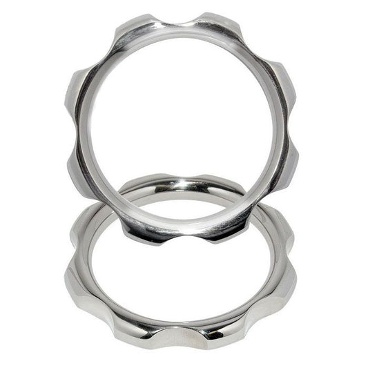 METAL HARD - METALEN TORSIERING VOOR PENIS EN TESTIKELS 45MM