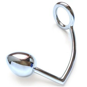 METAAL HARD - RING MET ANALE HAAK 45MM