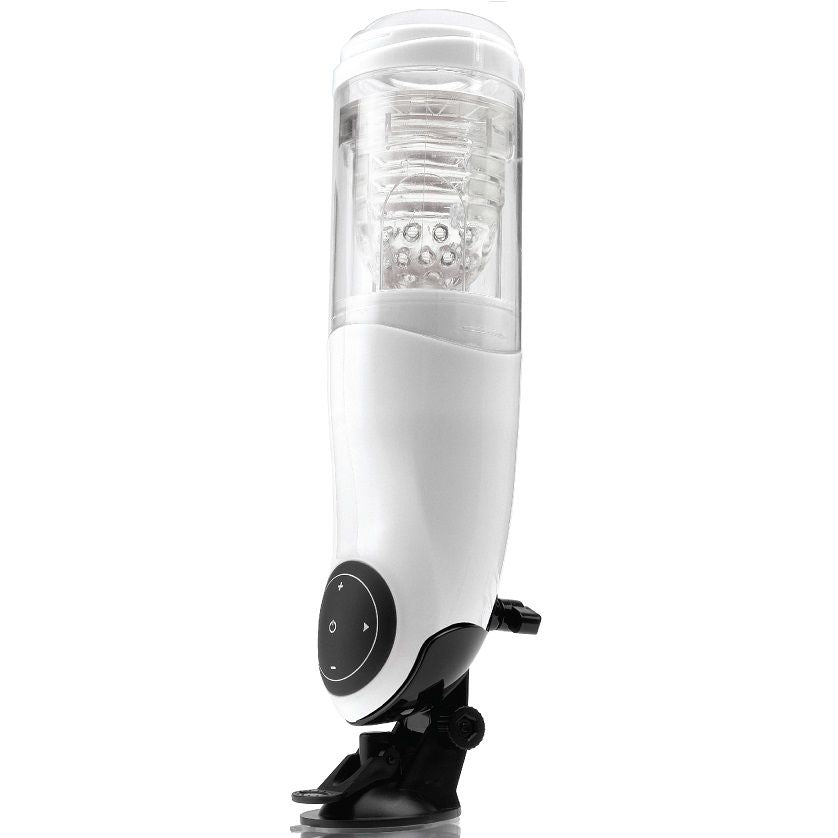 EXTREME TOYZ - PDX MEGA BATOR USB MANNELIJKE MASTURBATOR VAGINA WIT